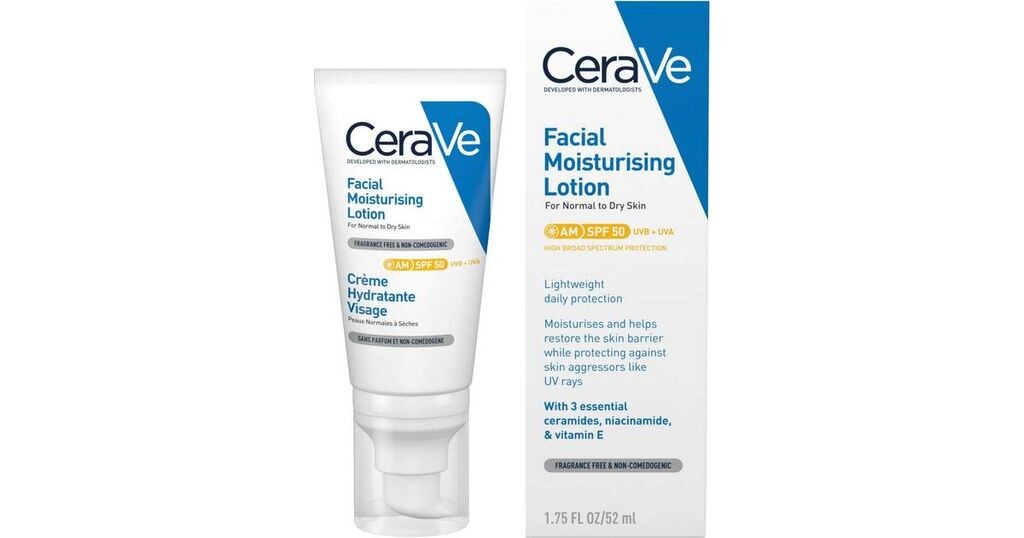 CeraVe Хидратантна крема за лице spf50 52 ml