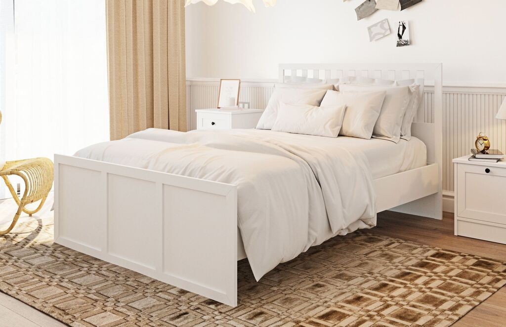 Француски кревет Hanah Home Rb-168-04-004, 160x200 см, бел