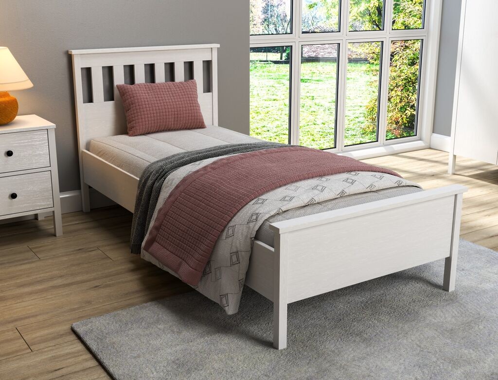 Кревет Hanah Home FRN-20064, 195x95x100 см, бел