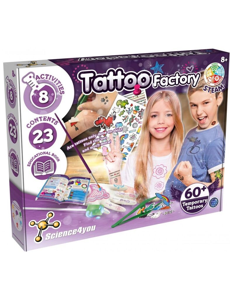 Science4You Креативен Сет, Тетоважи