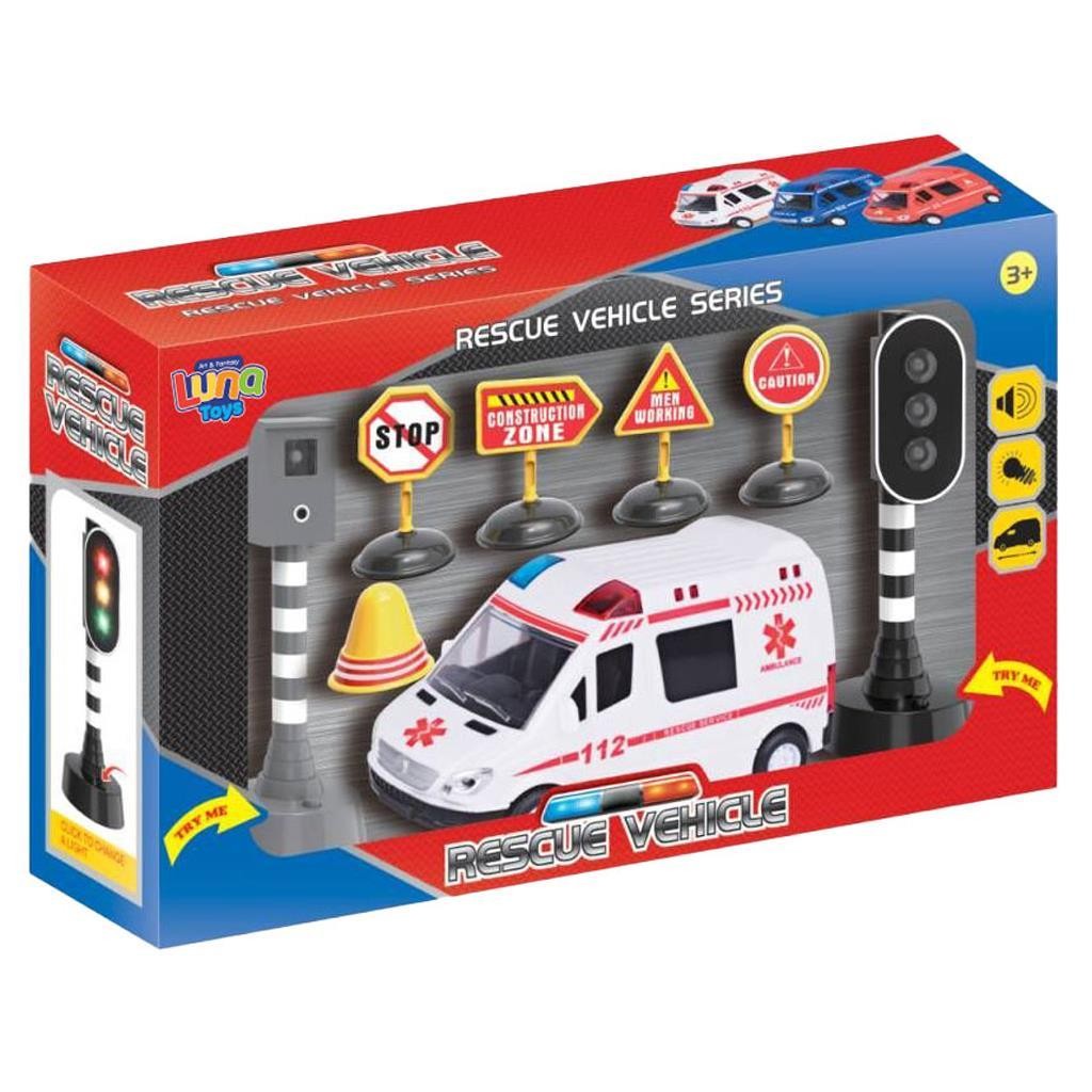 Диакакис Играчка Амбулантно Возило, со Звук И Светло