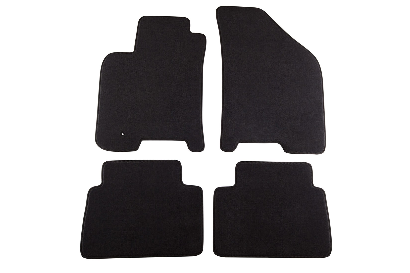 PETEX Платнени патосници за Chevrolet Lacetti 04/2004-2010/Nubira 07/2003-2010 4 делови црни (B161) Style материјал