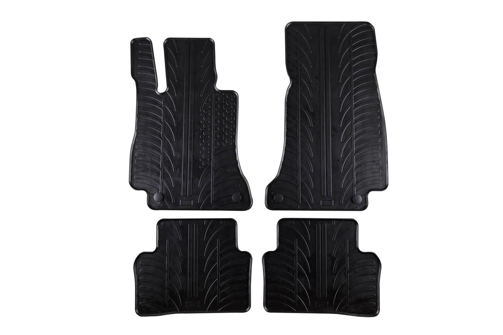 GLEDRING Гумени патосници за Mercedes E класа W213 по 2016 година AMG GT купе со 4 врати по 2019 година 4 дела црни