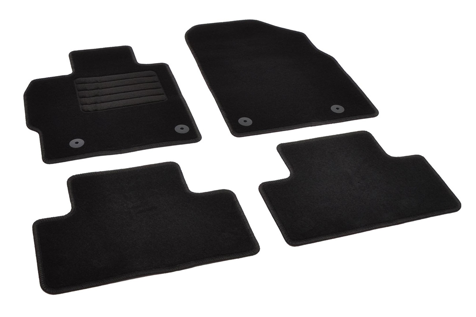 RIGUM Платнени патосници за Mazda CX-7 2007-2012, 4 дела, црни