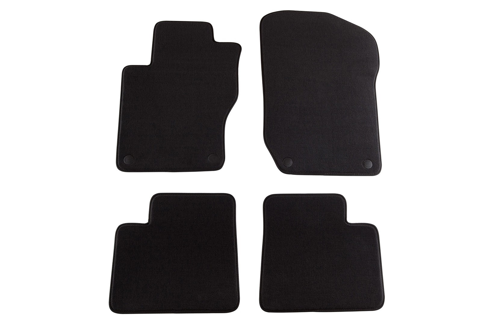 PETEX Платнени патосници за Mercedes M класа ML W164 07/2005-10/2011/GL X164 09/2006-10/2012 4 делови црни (B064) Style материјал