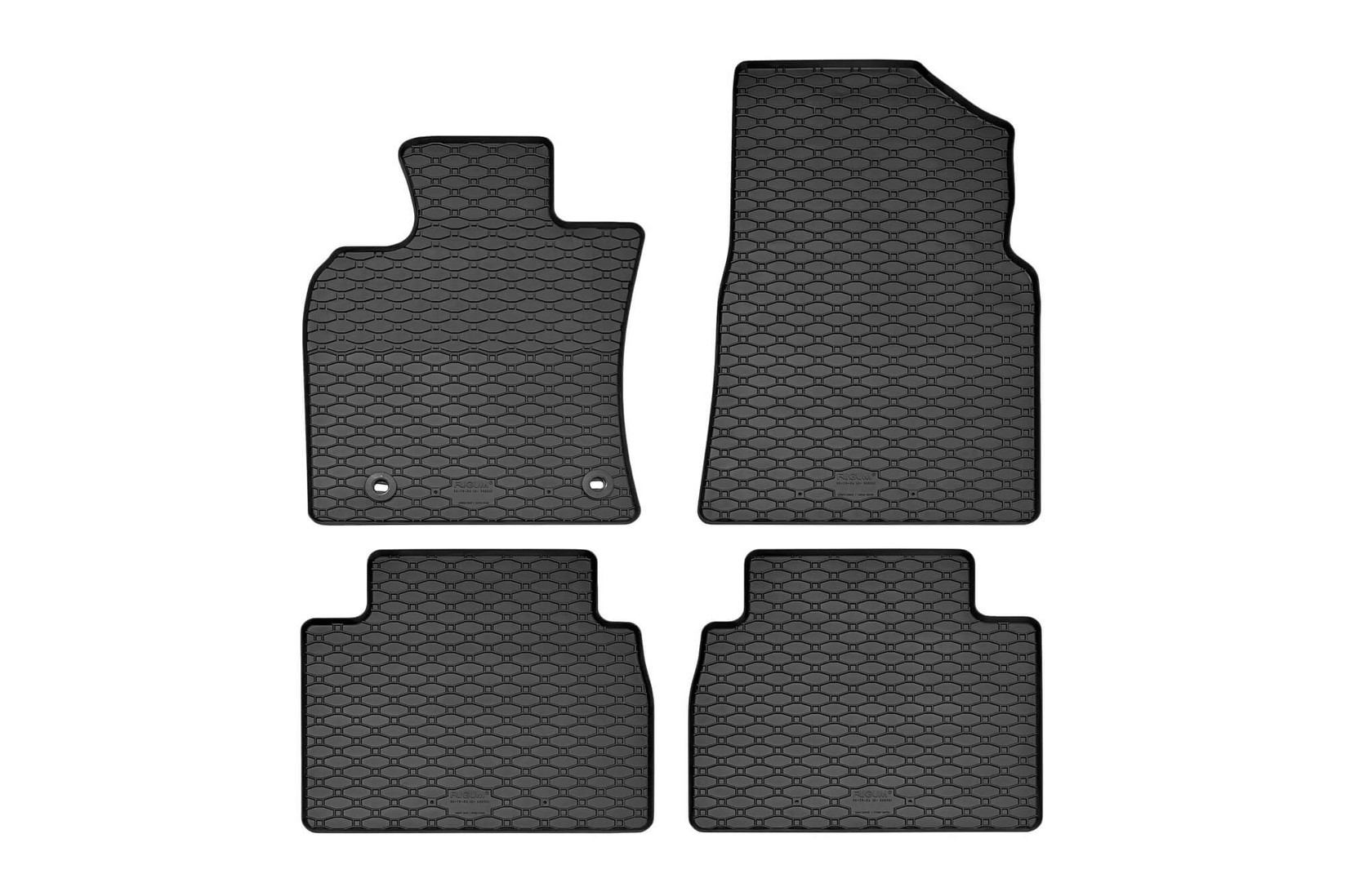 RIGUM Гумени патосници за Toyota Camry по 2018 година, 4 дела, црни