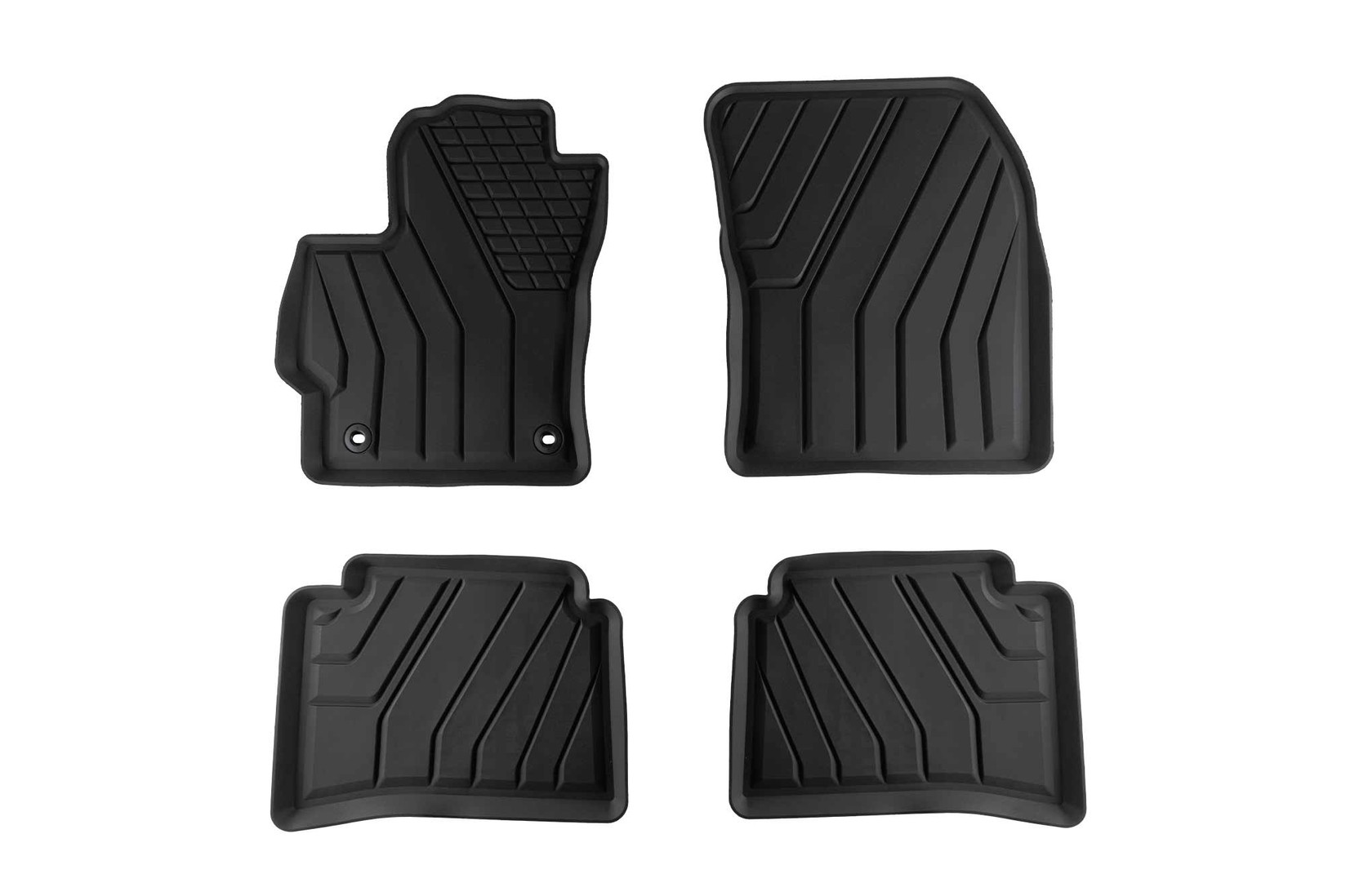 SPARTLINE Гумени патосници за Toyota Corolla Corolla Hybrid по 2018 година Suzuki Swace по 2021 година 4 дела црни