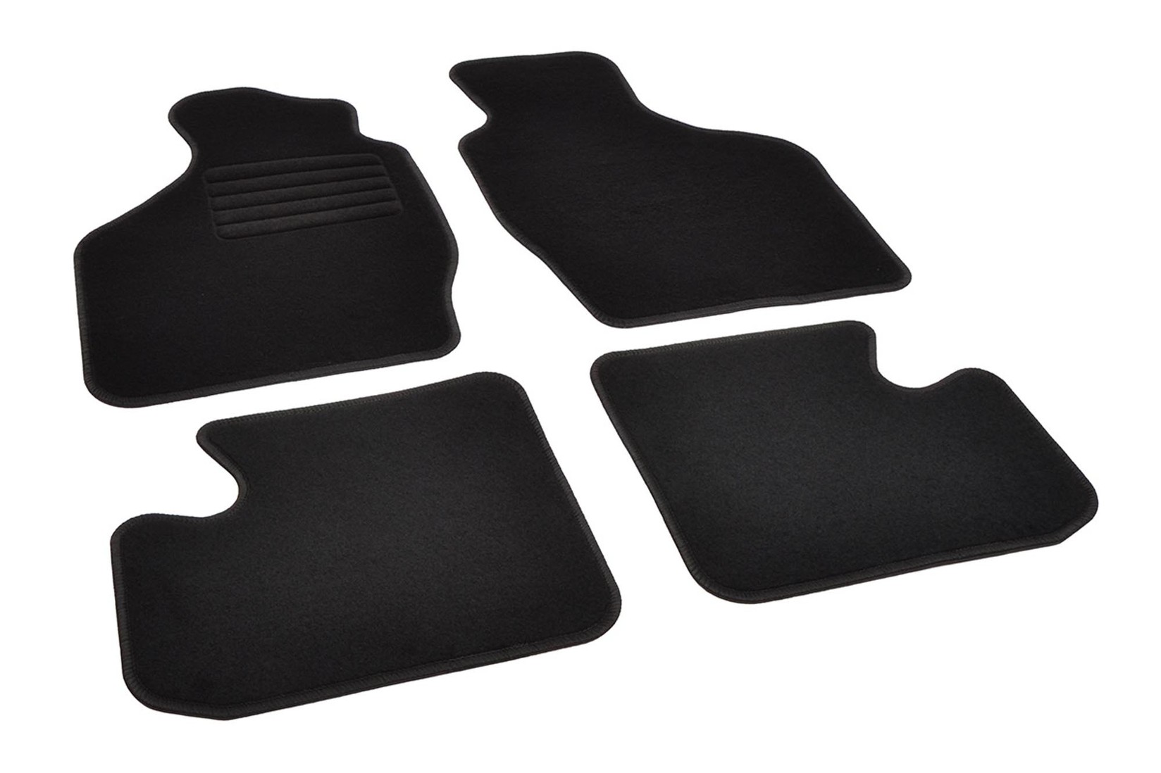 RIGUM Платнени патосници за Suzuki Ignis 2003-2017, 4 дела, црни