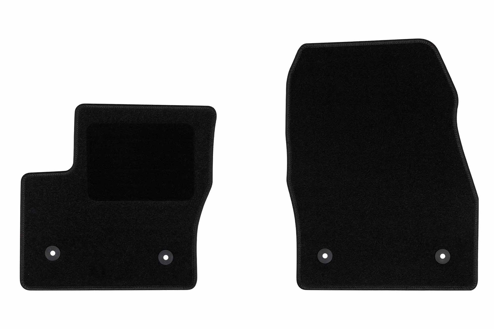 RIGUM Платнени патосници за Ford Tourneo Connect, Transit Connect по 2014 година со 2 места, 2 дела, црни