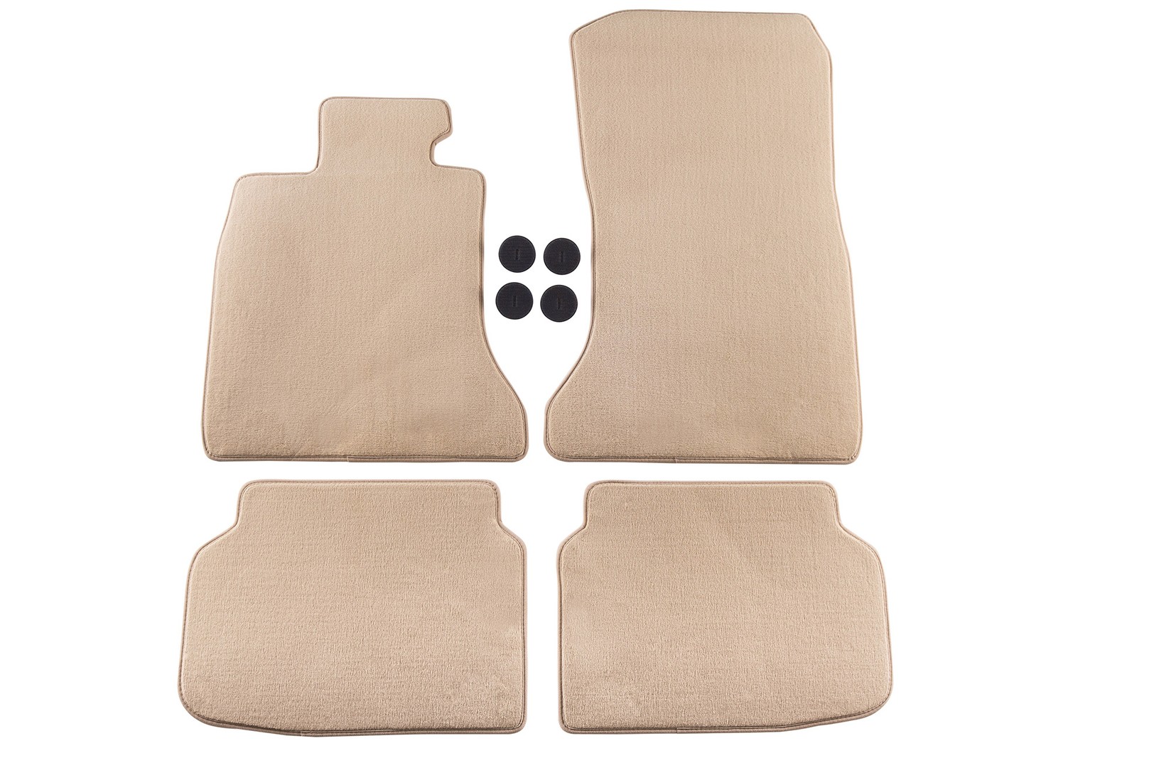 PETEX Платнени патосници за BMW серија 7 F01 кратка база 11/2008-2015 година кремави4 делови (B188) Comet материјал