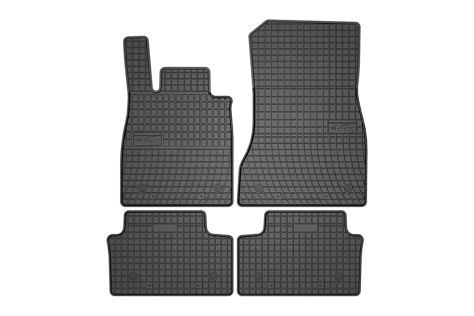 FROGUM Гумени патосници за BMW серија 5 G60 по 2023 година, 4 дела, црни