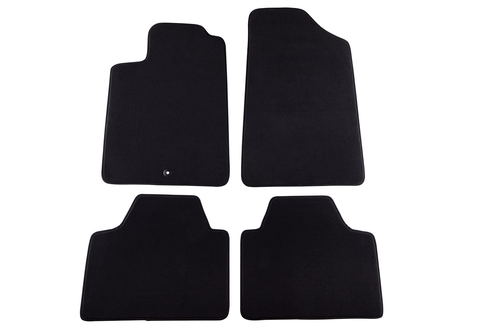 PETEX Платнени патосници за Peugeot 607 01/2001-02/2011 4 делови црни (B001) Style материјал