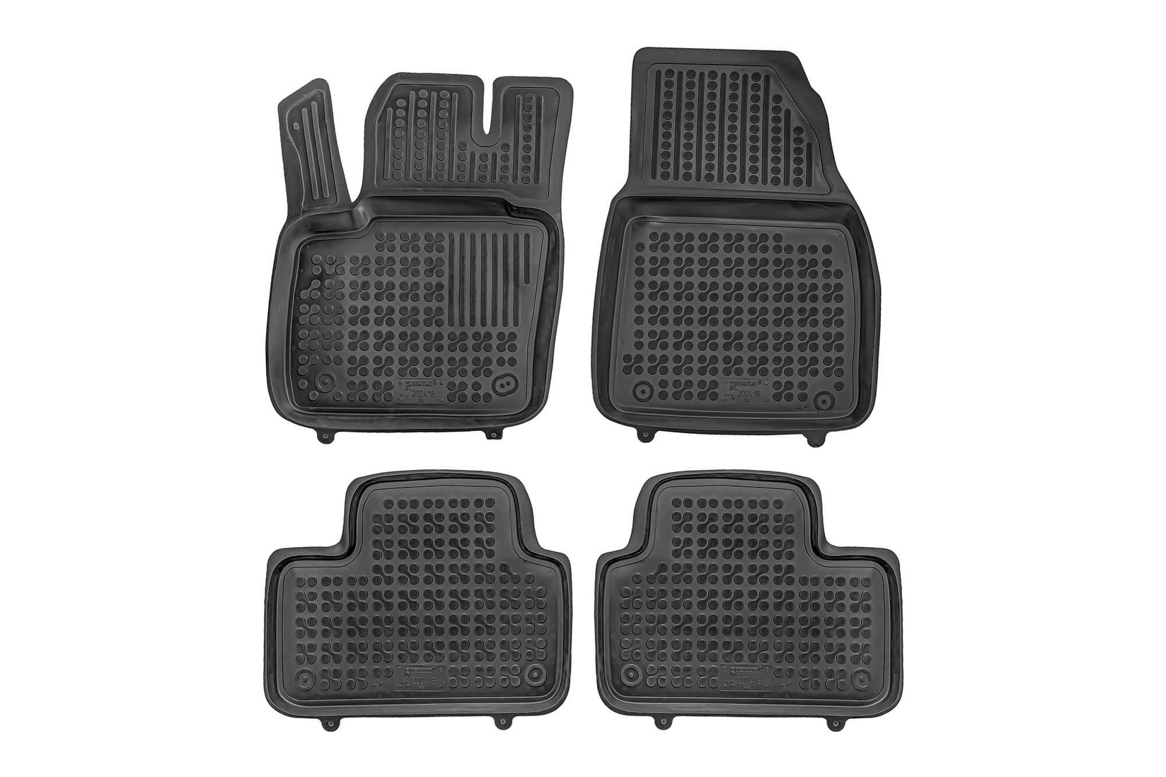 REZAW-PLAST Гумени патосници за Volvo XC40 Recharge електрична верзија по 2022 година 4 дела црни