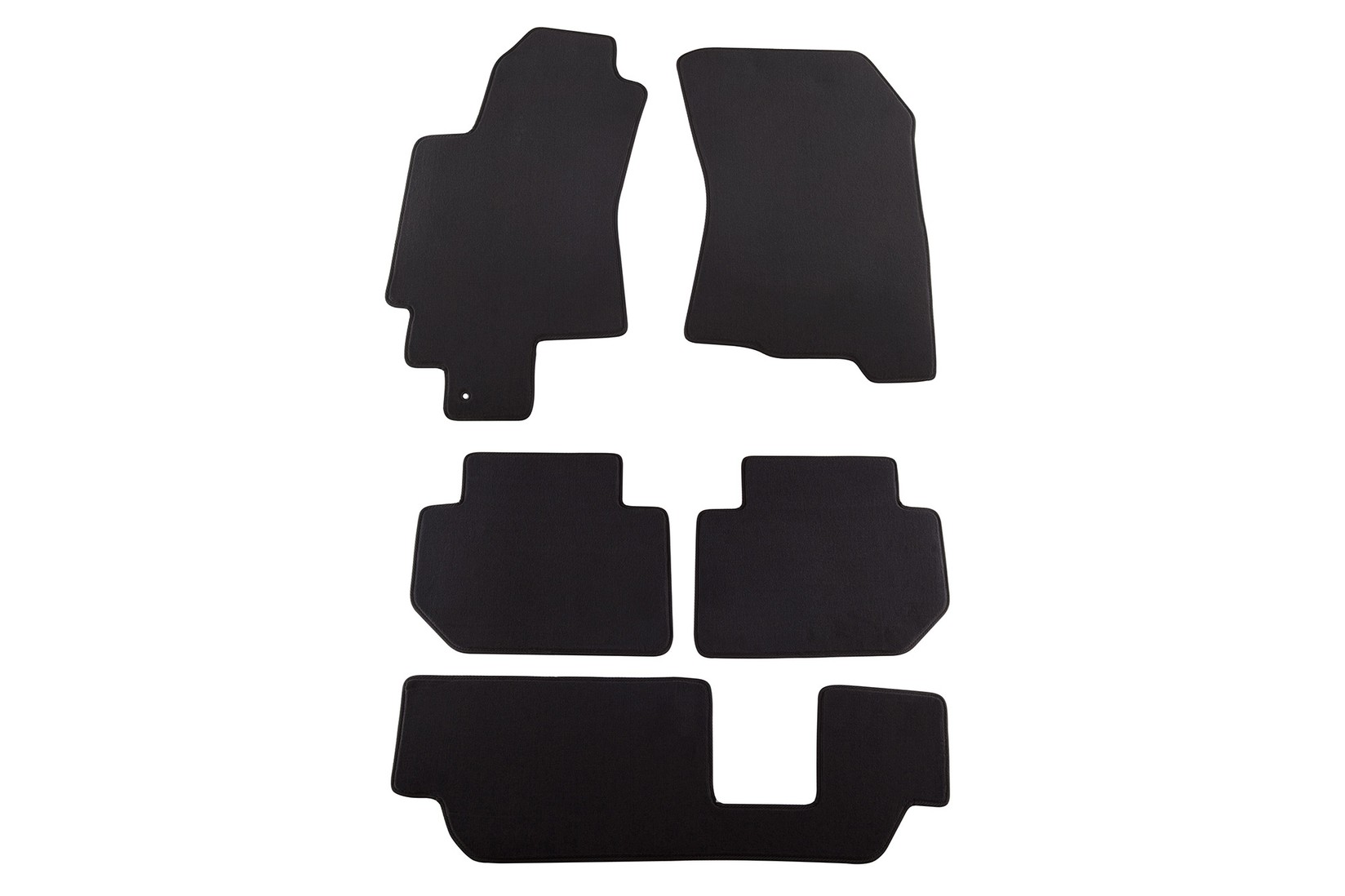 PETEX Платнени патосници за Subaru Tribeca 11/2006-2010 5 делови црни (B161) Style материјал