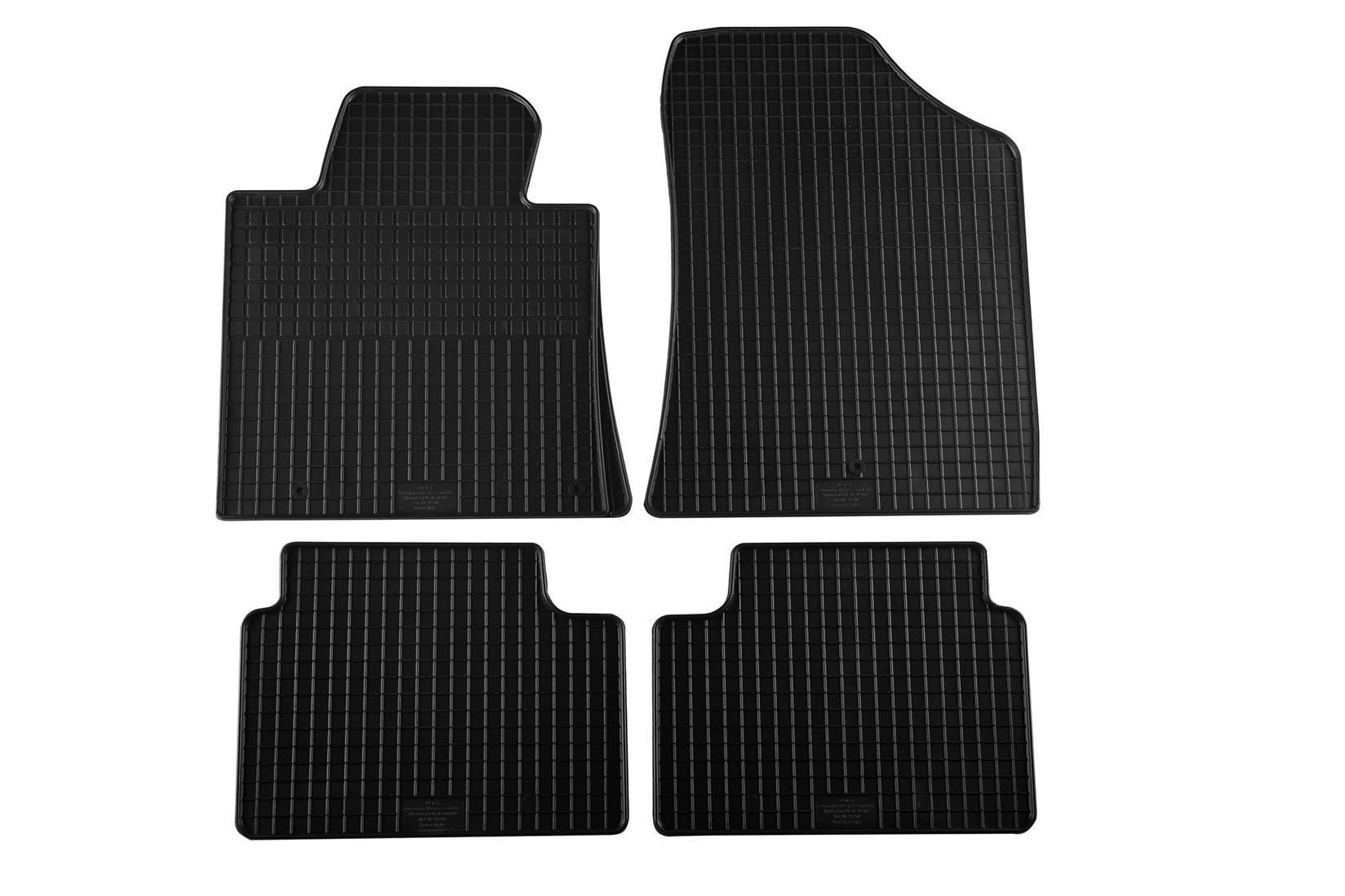 PETEX Гумени патосници за Hyundai I30 2012-2017 4 дела црни