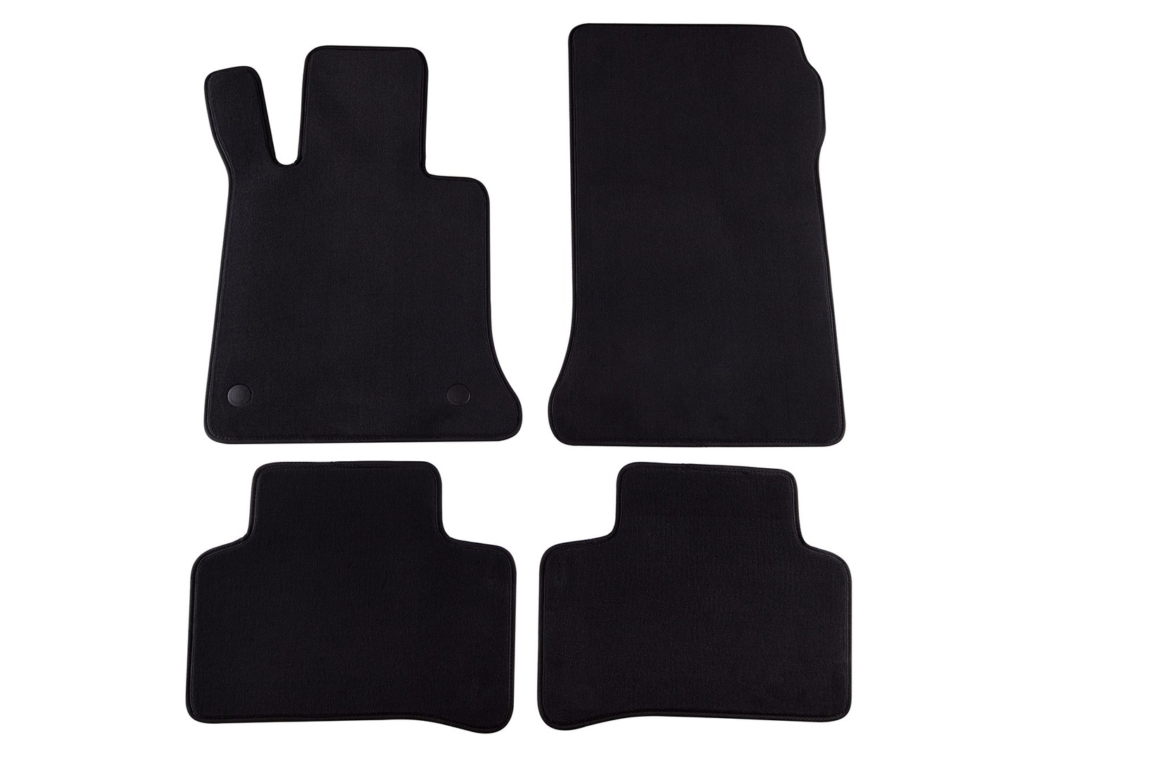 PETEX Платнени патосници за Mercedes GLK класа X204 10/2008-05/2012 4 делови црни (B062) Style материјал