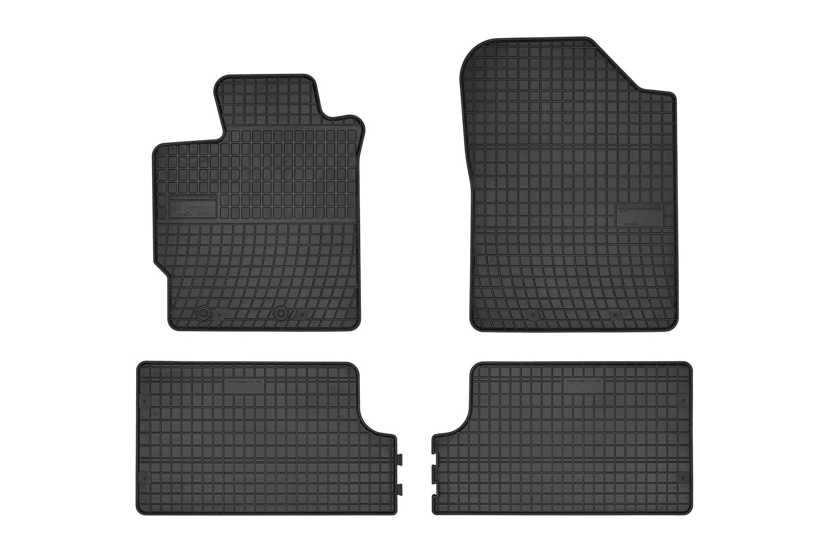 FROGUM Гумени патосници за Toyota Yaris 2011-2019 4 дела црни