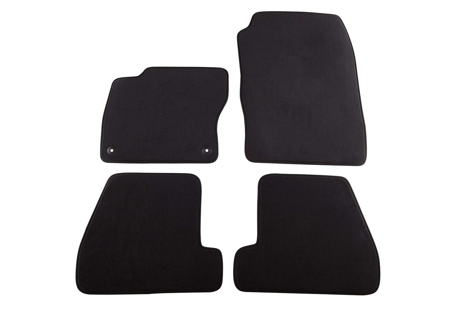 PETEX Платнени патосници за Ford Focus 3/2011-05/2015/караван 5/2011-05/2015 4 делови црни (B012) Style материјал