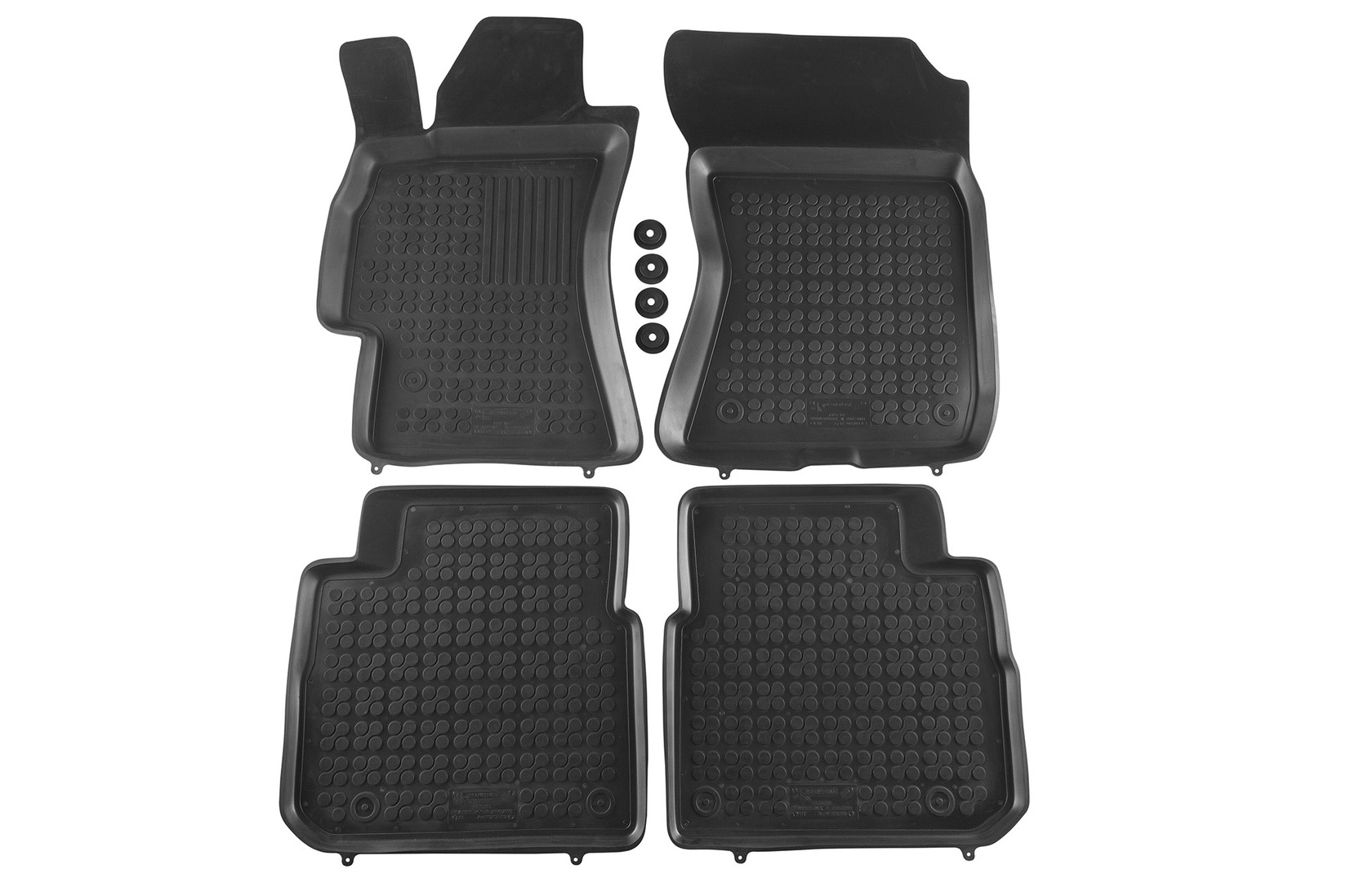 REZAW-PLAST Гумени патосници за Subaru Outback 2004-2009 4 дела црни