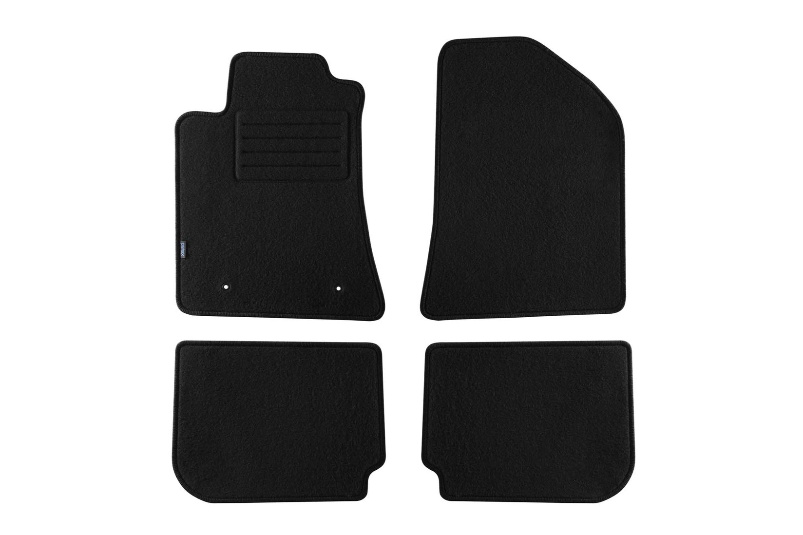 PETEX Платнени патосници за Toyota Avensis сите модели 04/2003-12/2008 4 делови црни (B162) Rex материјал