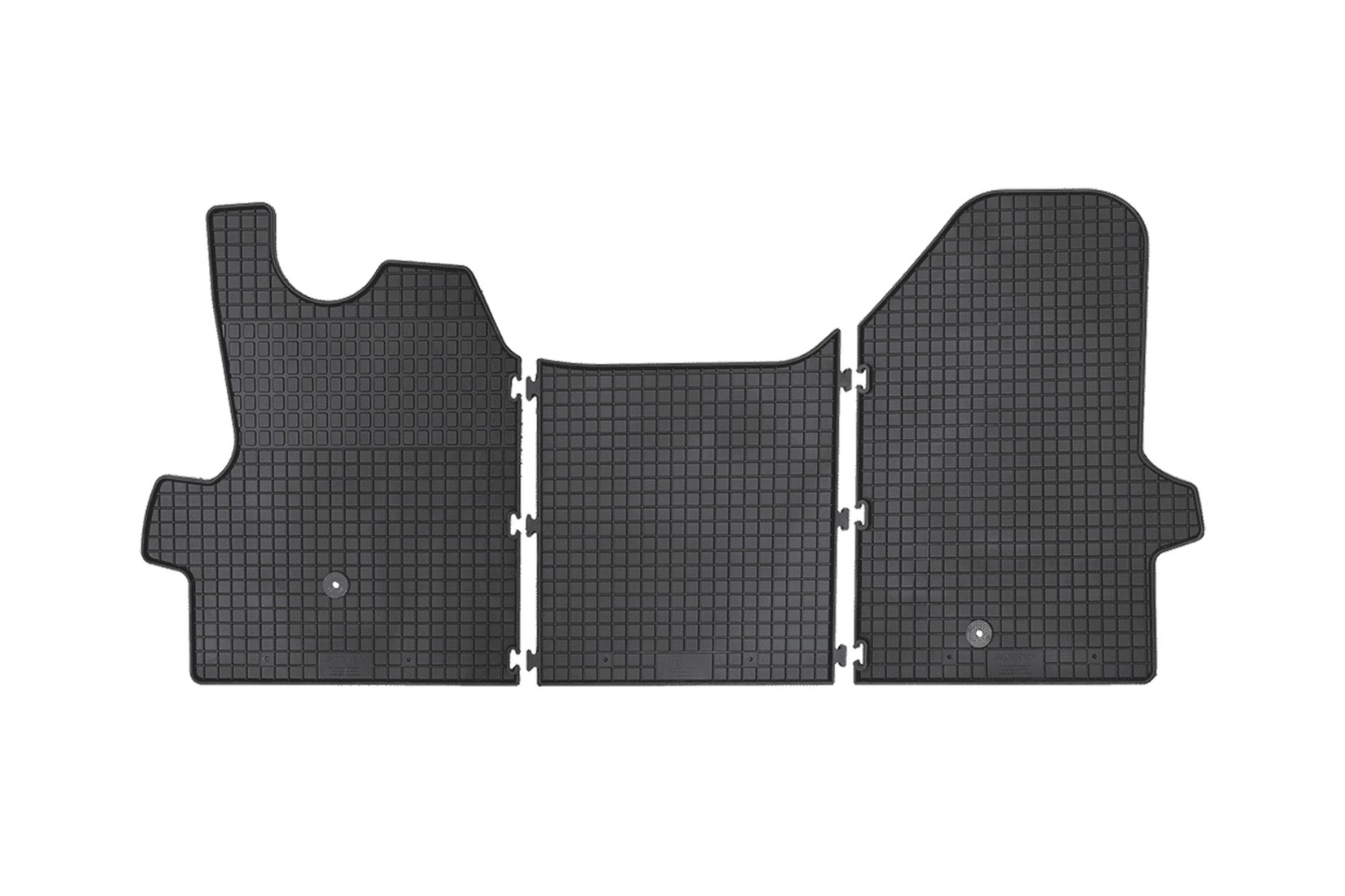 PETEX Гумени патосници за Iveco Daily по 2020 година, 3 дела, црни