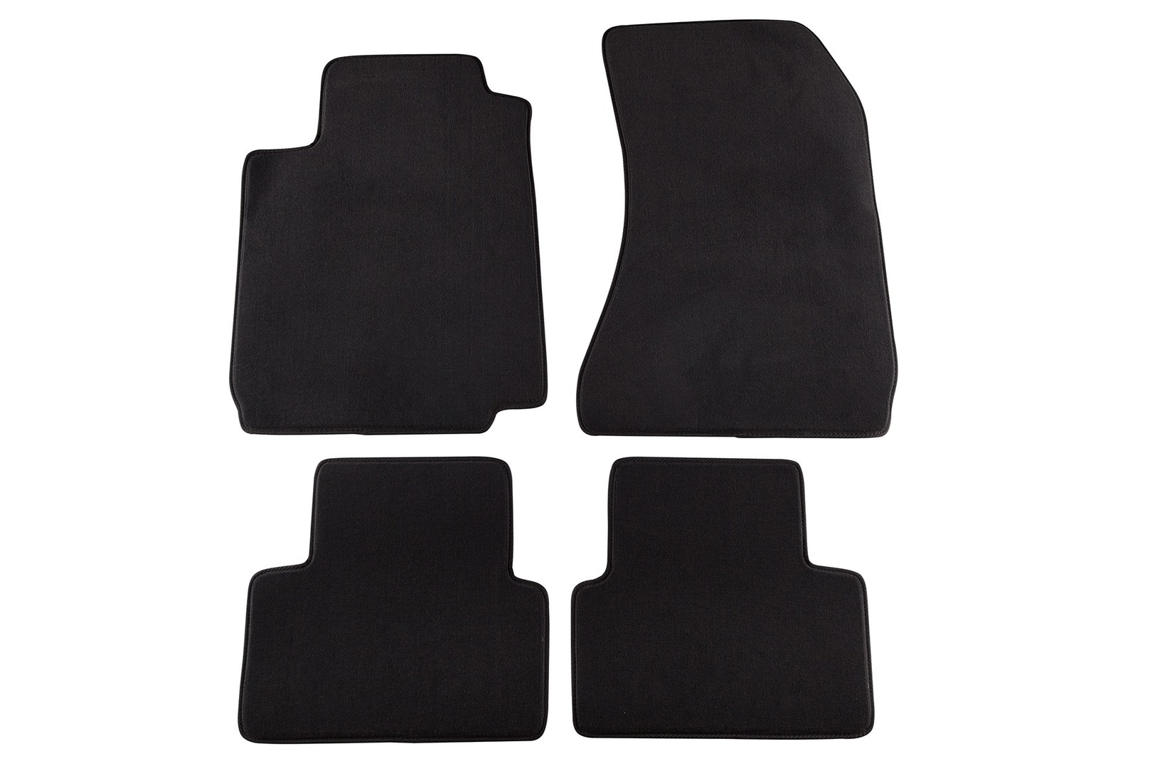 PETEX Платнени патосници за Alfa Romeo 159 10/2005-10/2011/159 Sportwagon 03/2006-11/2011 4 делови црни (KL02) Style материјал