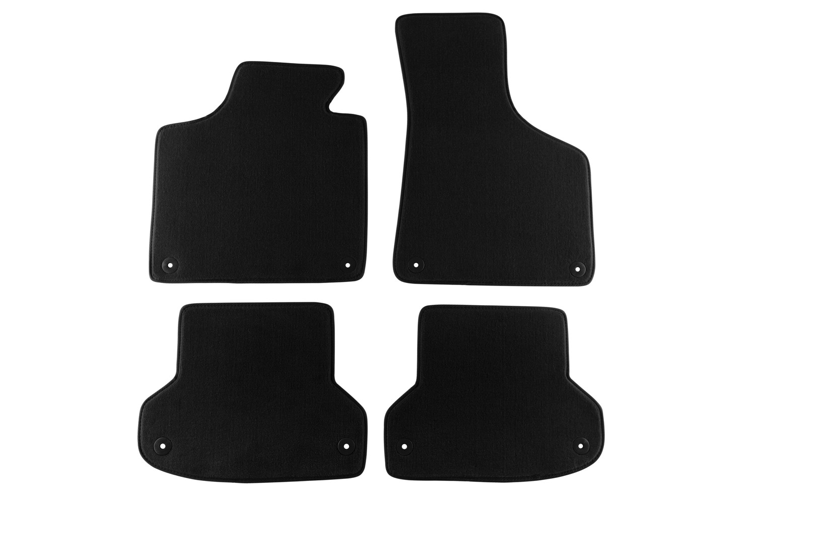 PETEX Платнени патосници за Audi A3 3 врати 05/2003-08/2012/ 5 врати A3 Sportback 09/2004-01/2013/ S3 01/2007-2012 4 делови (B018) Style