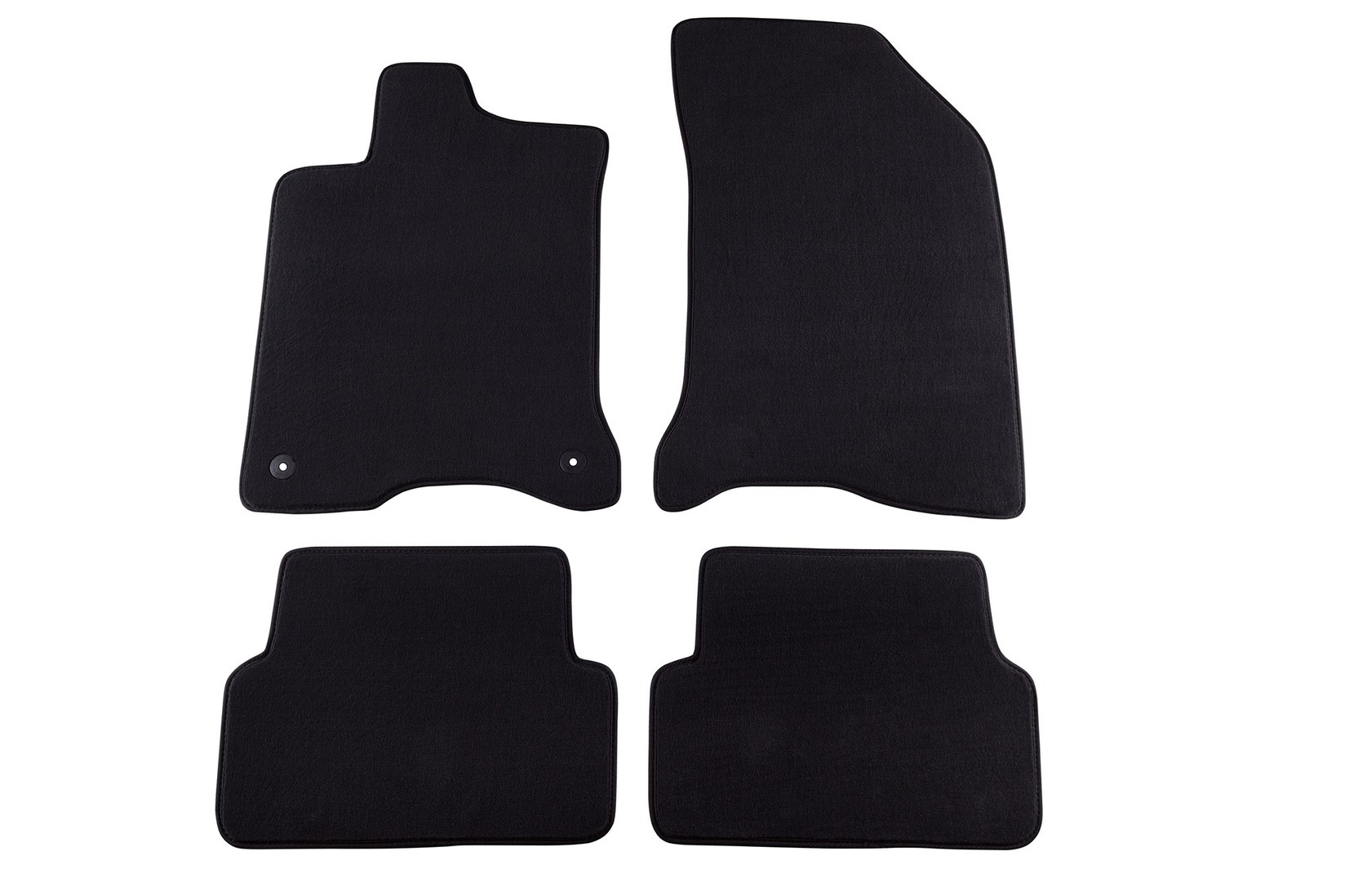 PETEX Платнени патосници за Renault Laguna 03/2001-09/2007 4 делови црни (B01A2U) Style материјал