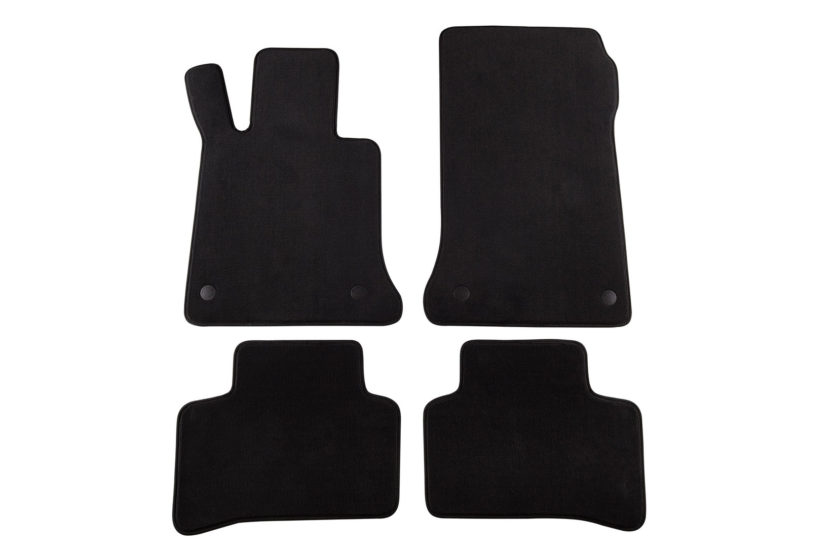 PETEX Платнени патосници за Mercedes GLK класа Х204 2012-2015 4 делови црни (B064) Style материјал