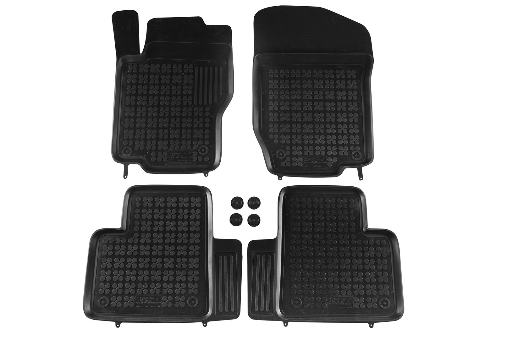 REZAW-PLAST Гумени патосници за Mercedes ML W164 2005-2011 GL X164 2006-2012 4 дела црни
