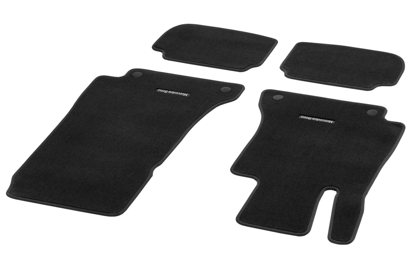 MERCEDES-BENZ Оригинални Платнени патосници за Mercedes E класа C238 купе по 2017 година, 4 дела, црни