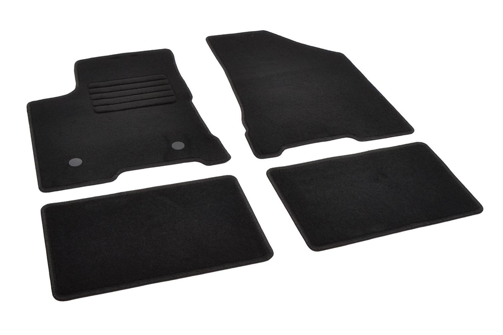 RIGUM Платнени патосници за Lada Vesta по 2015 година, 4 дела, црни