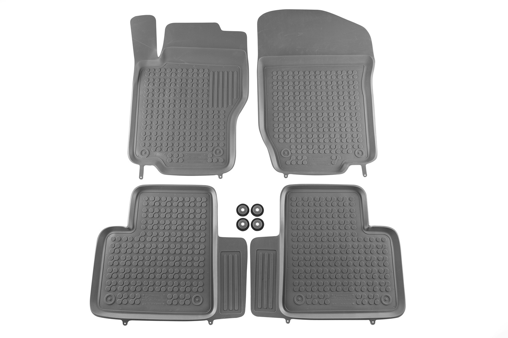 REZAW-PLAST Гумени патосници за Mercedes ML W164 2005-2011 GL X164 2006-2012 4 дела сиви