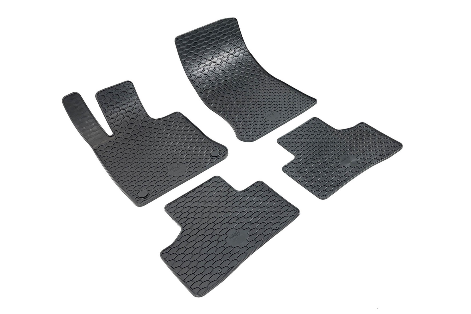 GUMARNY ZUBRI Гумени патосници за Mercedes GLC X254, GLC Coupe C254 по 2023 година, пасуваат и на Hybrid верзијата, 4 дела, црни