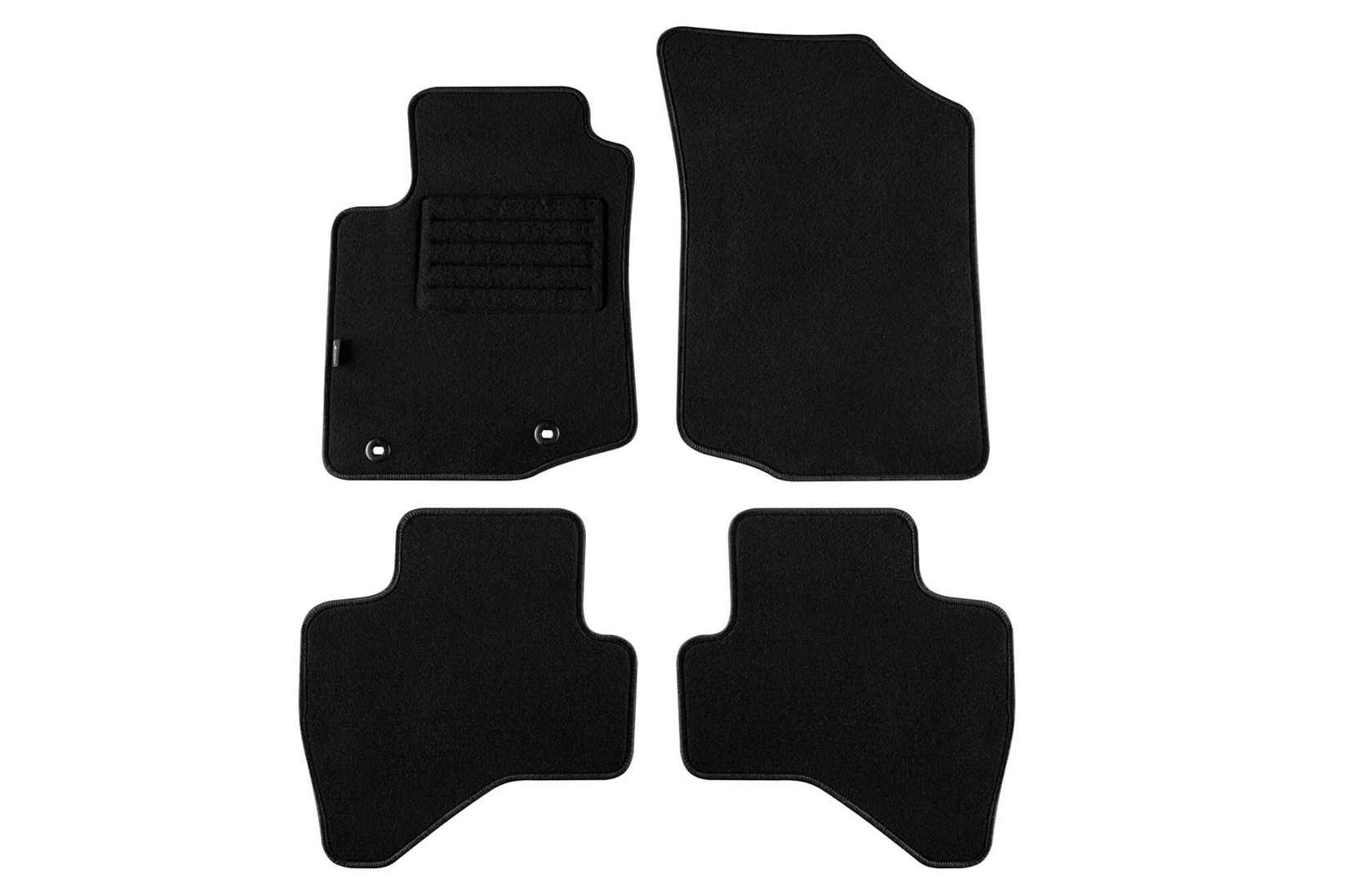 PETEX Платнени патосници за Toyota Aygo после 2014 година 4 дела, црни, REX материјал