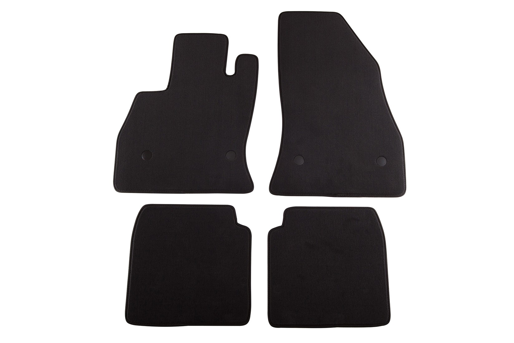 PETEX Платнени патосници за FIAT 500 L 10/2012 =>/500 L Trekking 06/2013 => 4 делови црни (B194) Style материјал