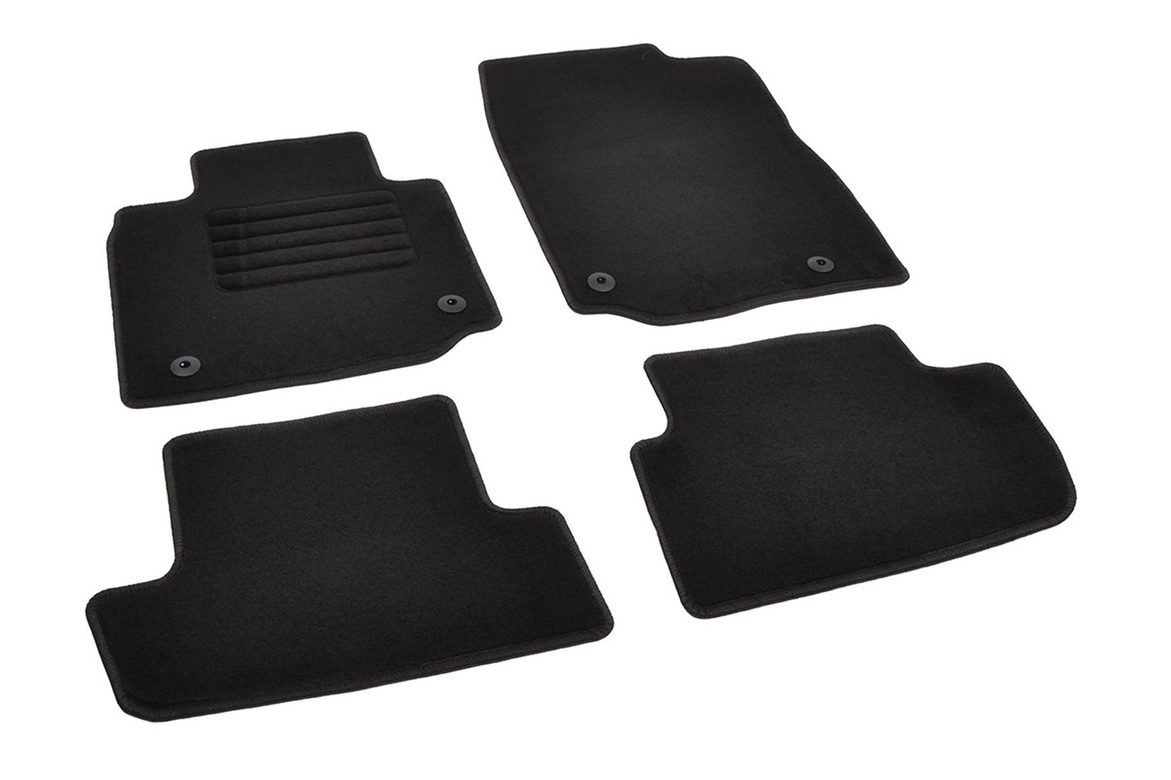 RIGUM Платнени патосници за Mazda MX30 по 2020 година, 4 дела, црни