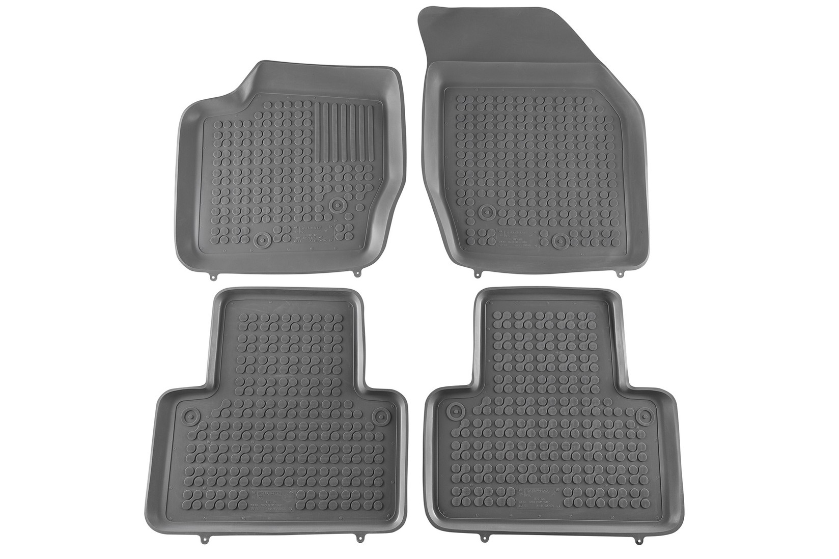 REZAW-PLAST Гумени патосници за Volvo XC90 2002-2014 4 дела сиви