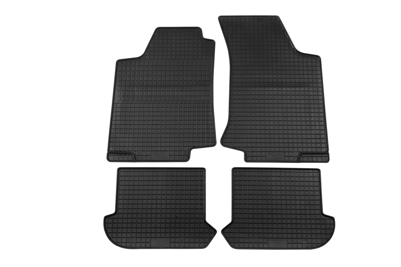 PETEX Гумени патосници за VW Golf III Vento 1992-1998 4 дела црни