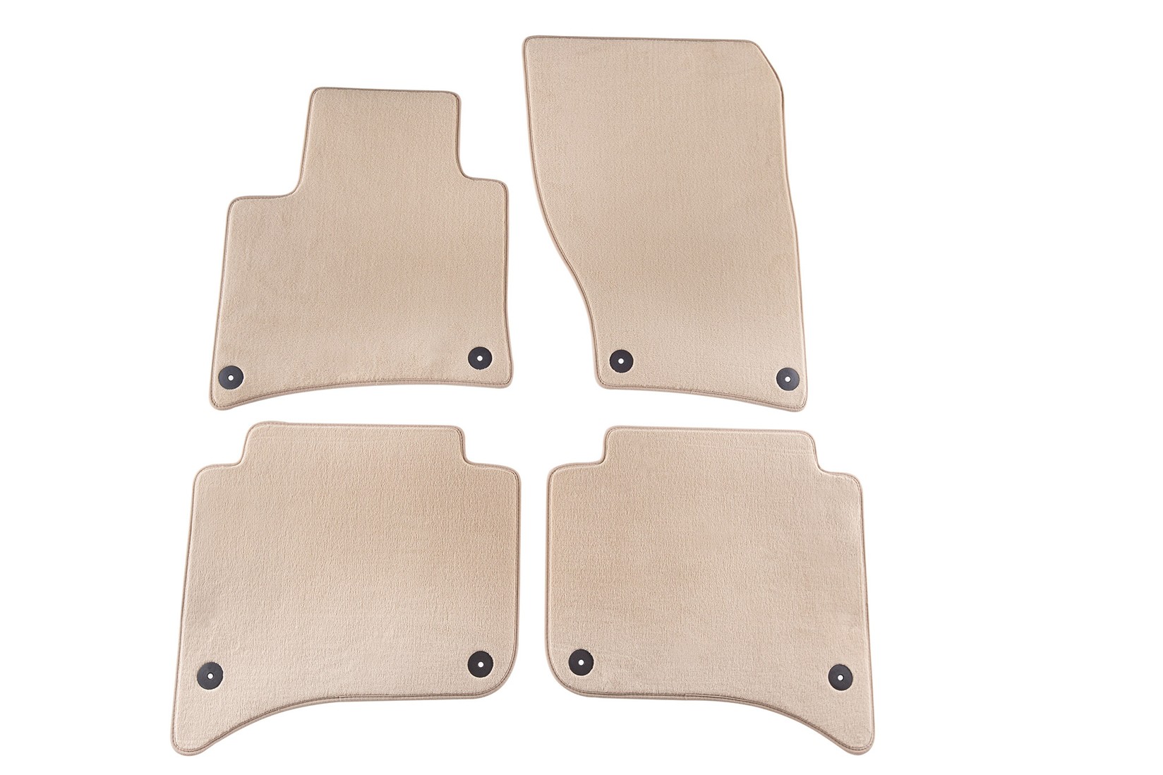 PETEX Платнени патосници за VW Touareg 04/2010-05/2018 година 4 делови кремави(B018) Comet материјал