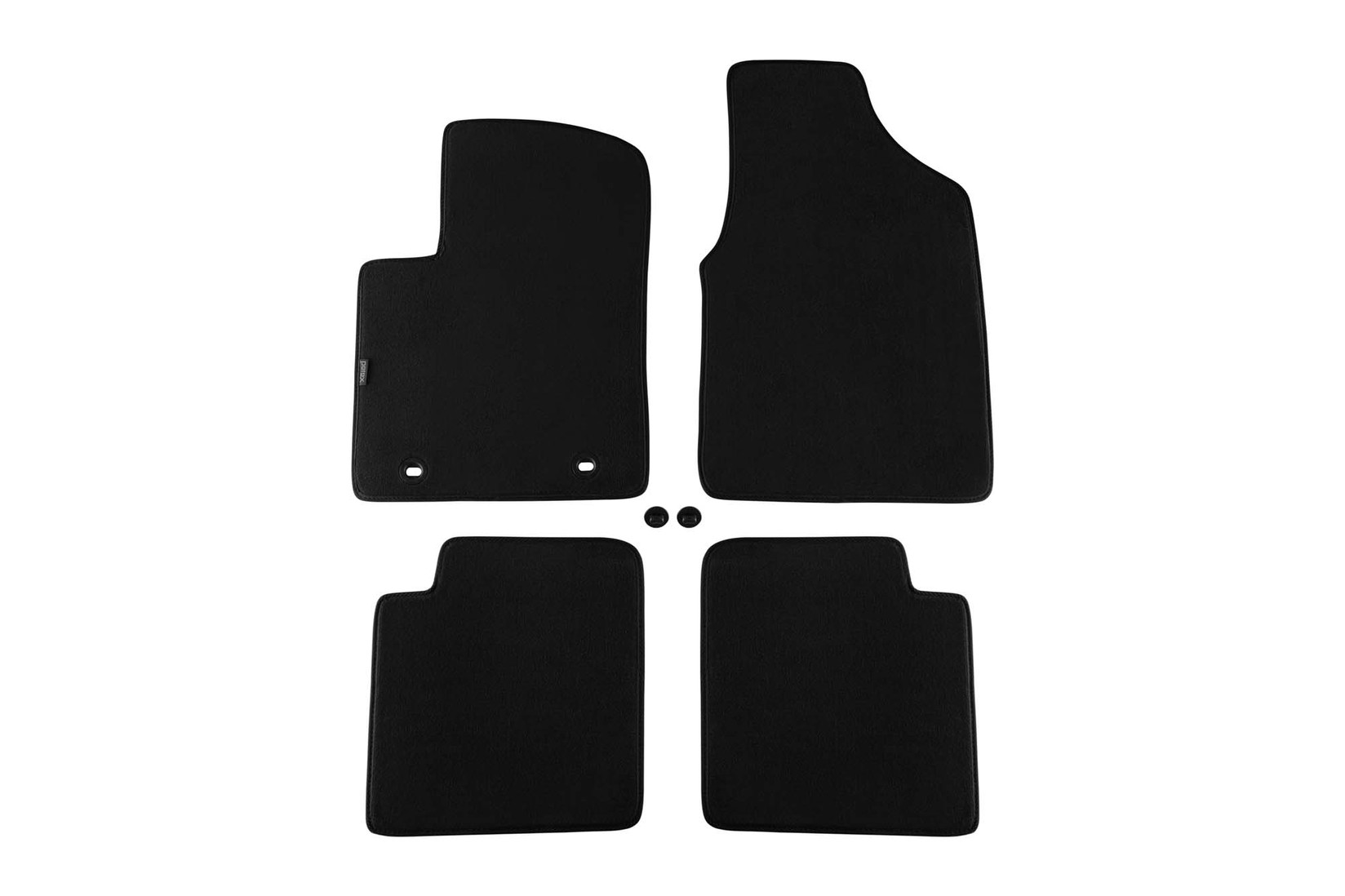 PETEX Платнени патосници за Ford KA 2008-2012 4 делови црни (B022U) Style материјал