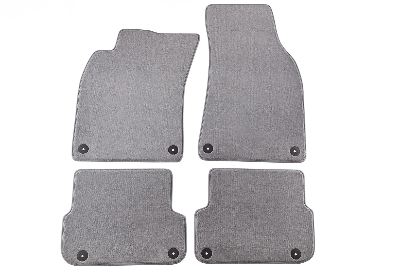 PETEX Платнени патосници за Audi A6 03/2006-03/2011/Avant 03/2006-08/2011 4 делови сиви (B01E8) Comet материјал