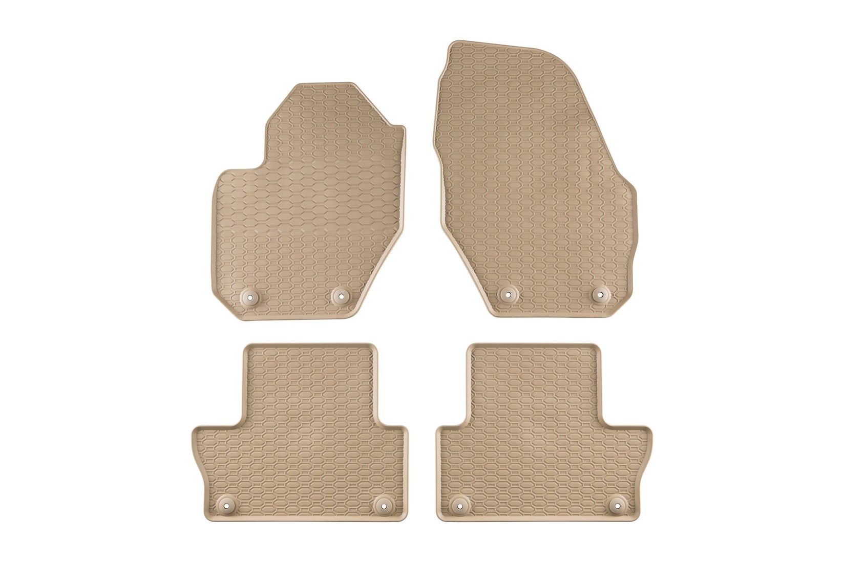 GEYER & HOSAJA Гумени патосници за Volvo XC60 после 2008 година 4 дела кремави