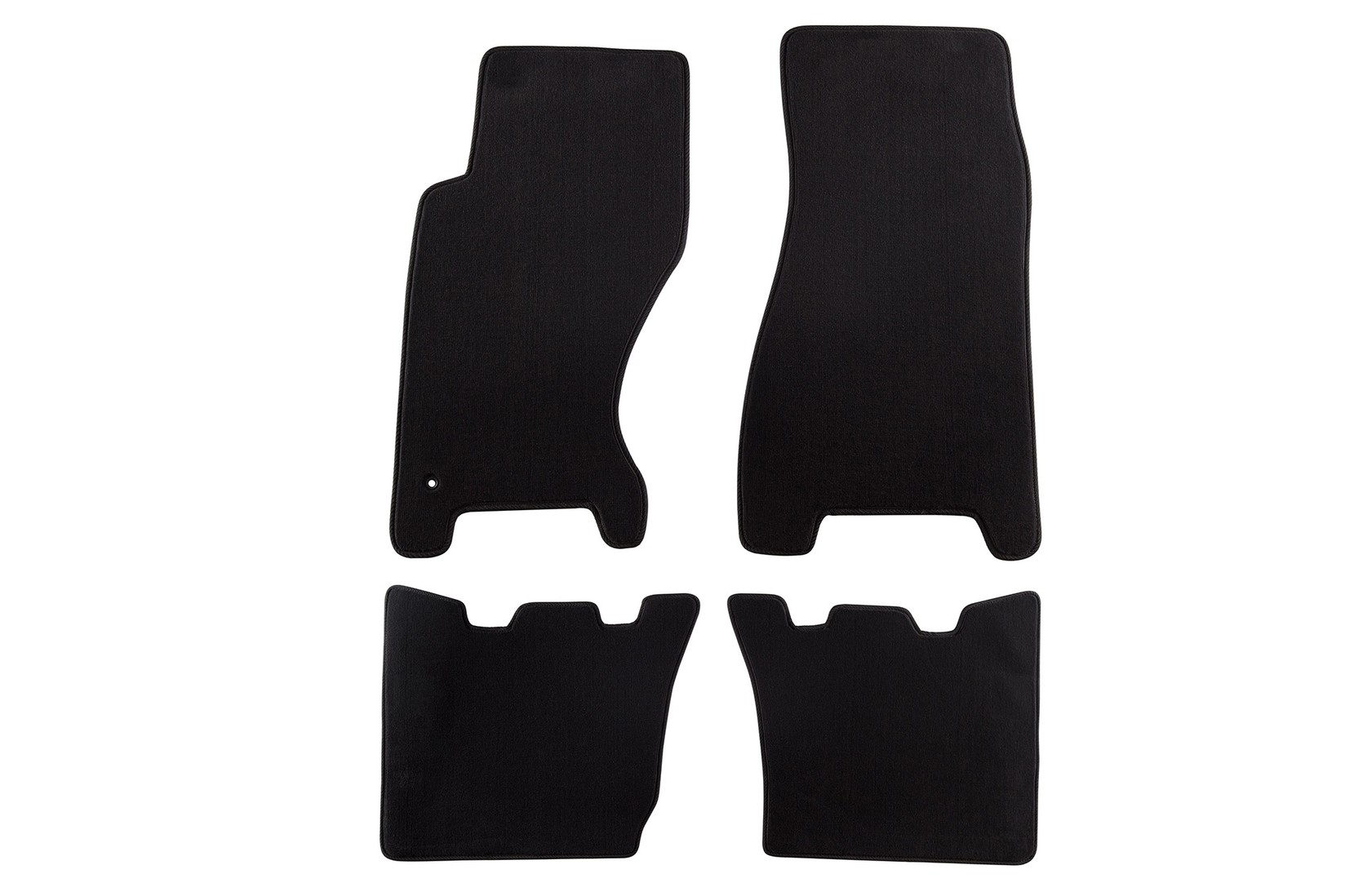 PETEX Платнени патосници за Chrysler Grand Cherokee 2004-2010 4 делови црни (B161) Style материјал