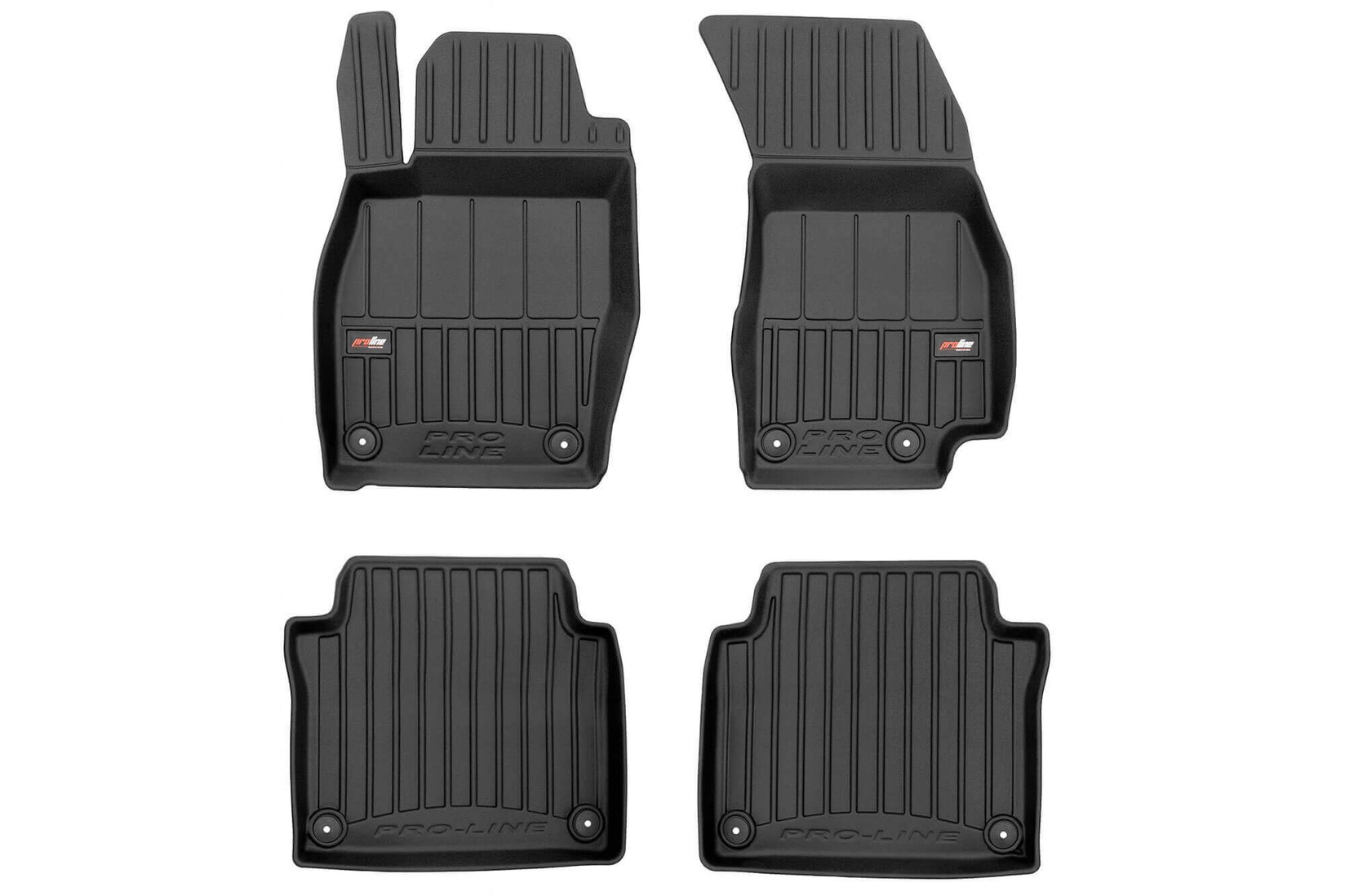 FROGUM 3D Гумени патосници за Audi A8 D5 кратка верзија по 2017 година, 4 дела, црни