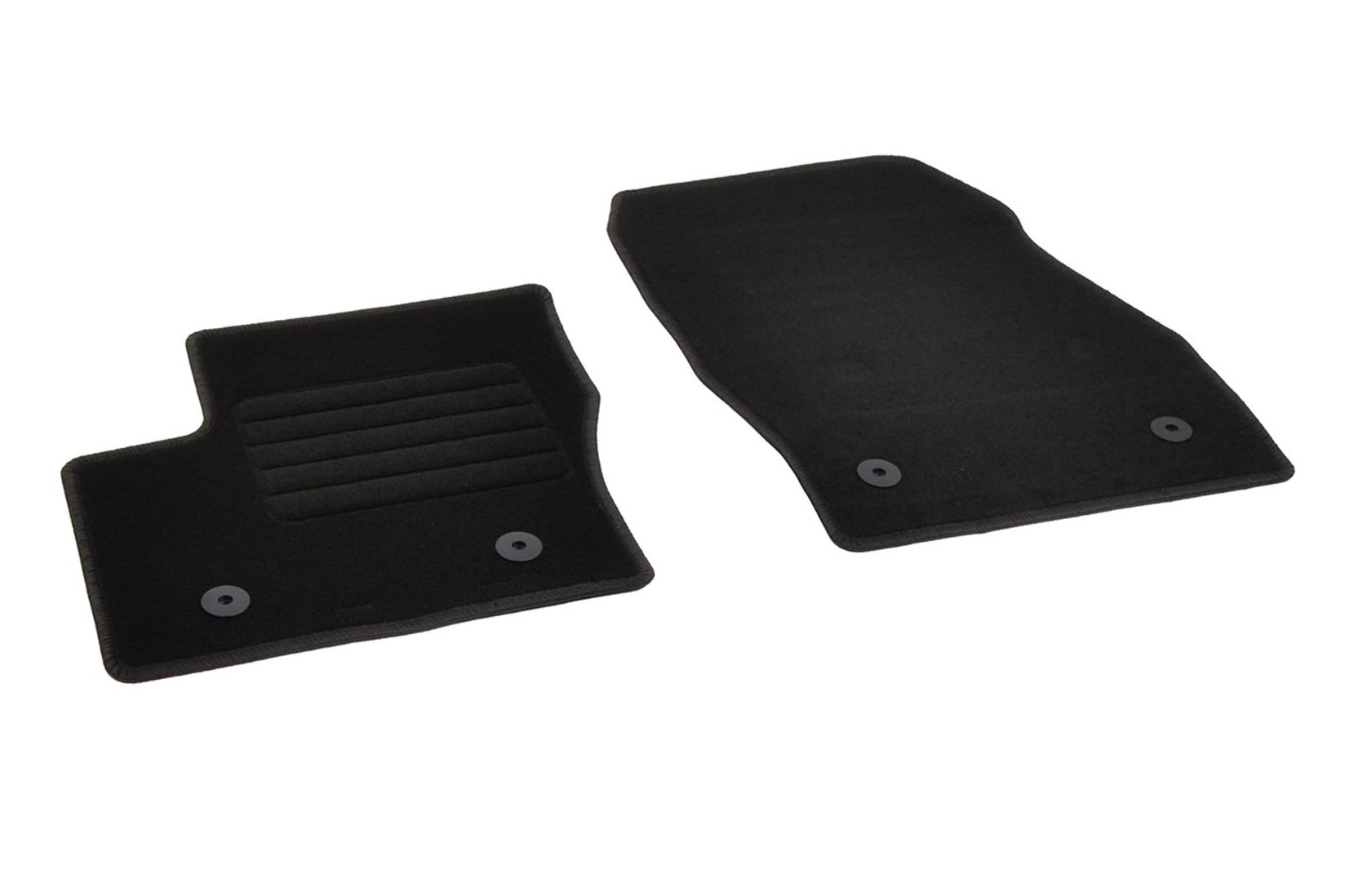 RIGUM Платнени патосници за Ford Transit Connect по 2019 година со 2 места, 2 дела, црни