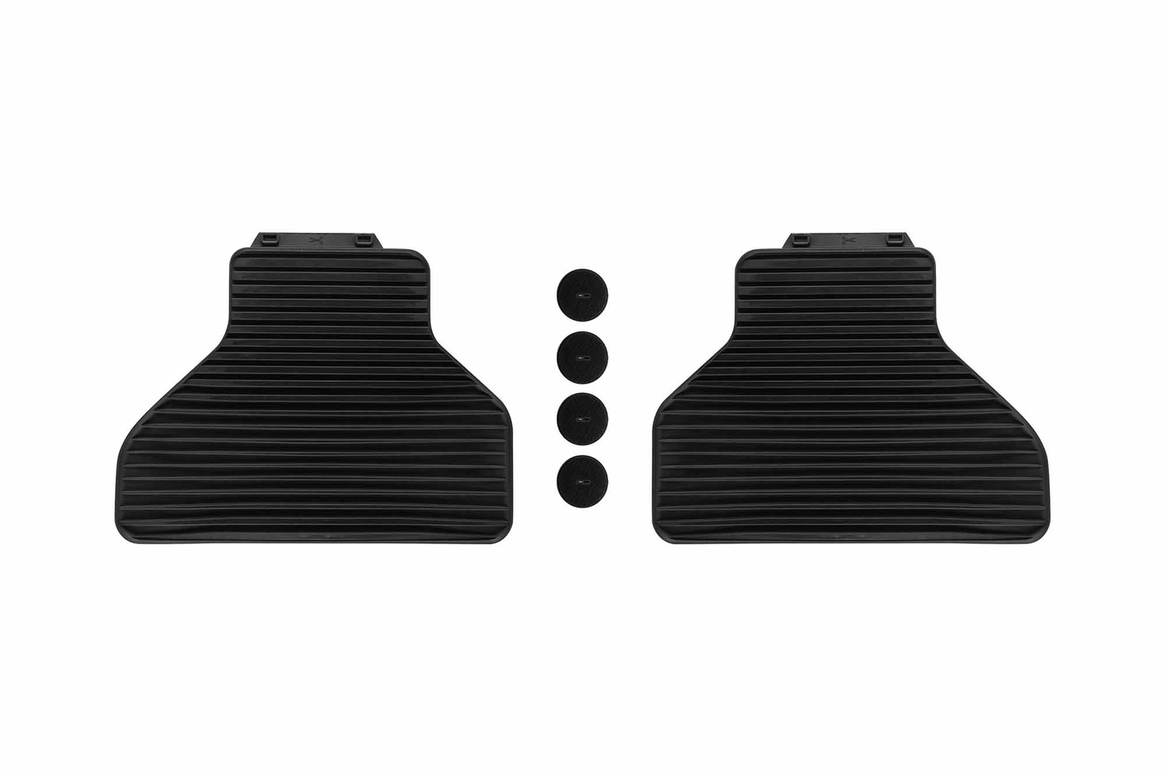 BMW Задни гумени патосници за BMW X5 E70 2006-2013 2 дела црни