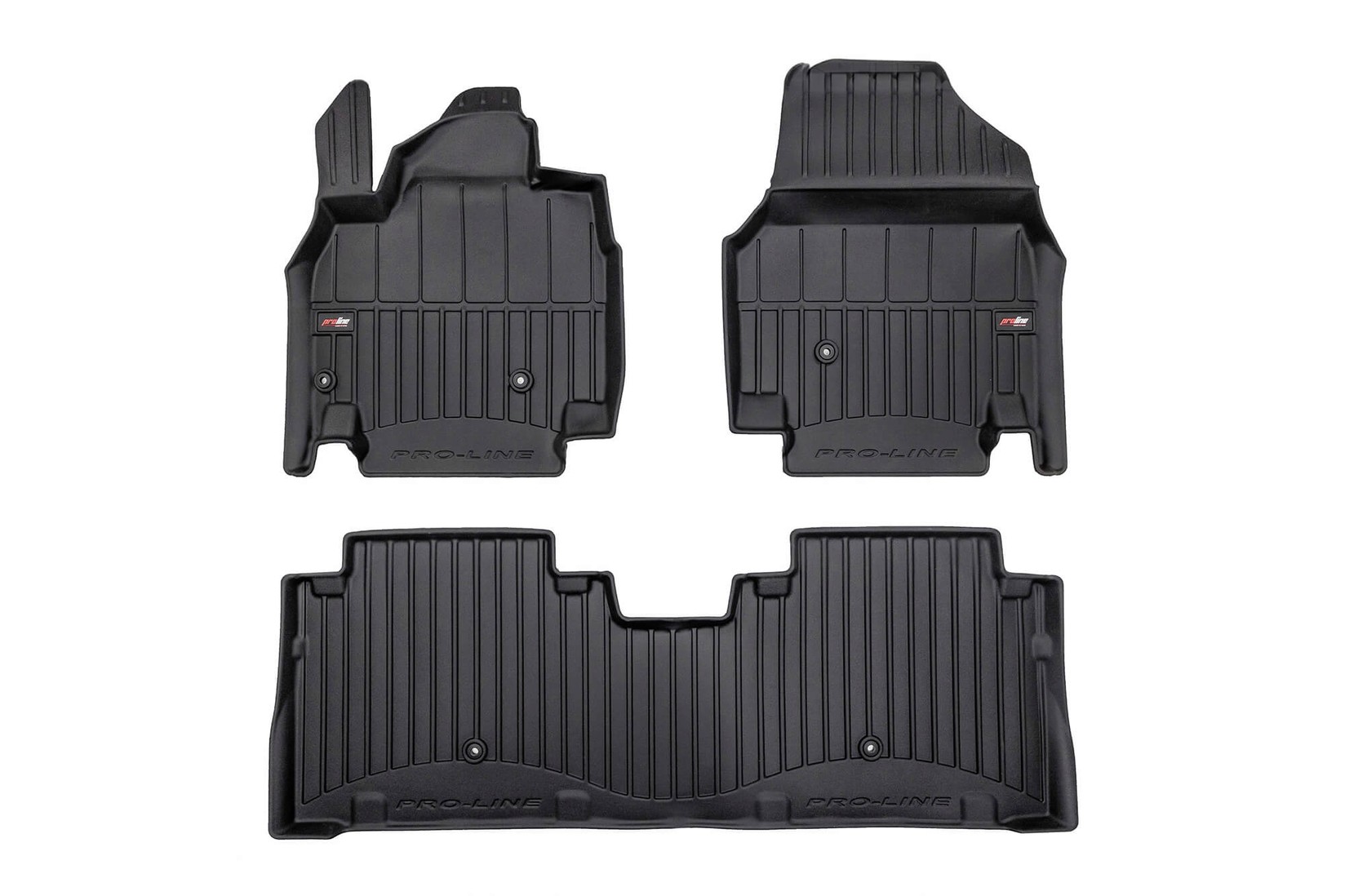 FROGUM 3D Гумени патосници за Kia EV9 по 2023 година, 3 дела црни