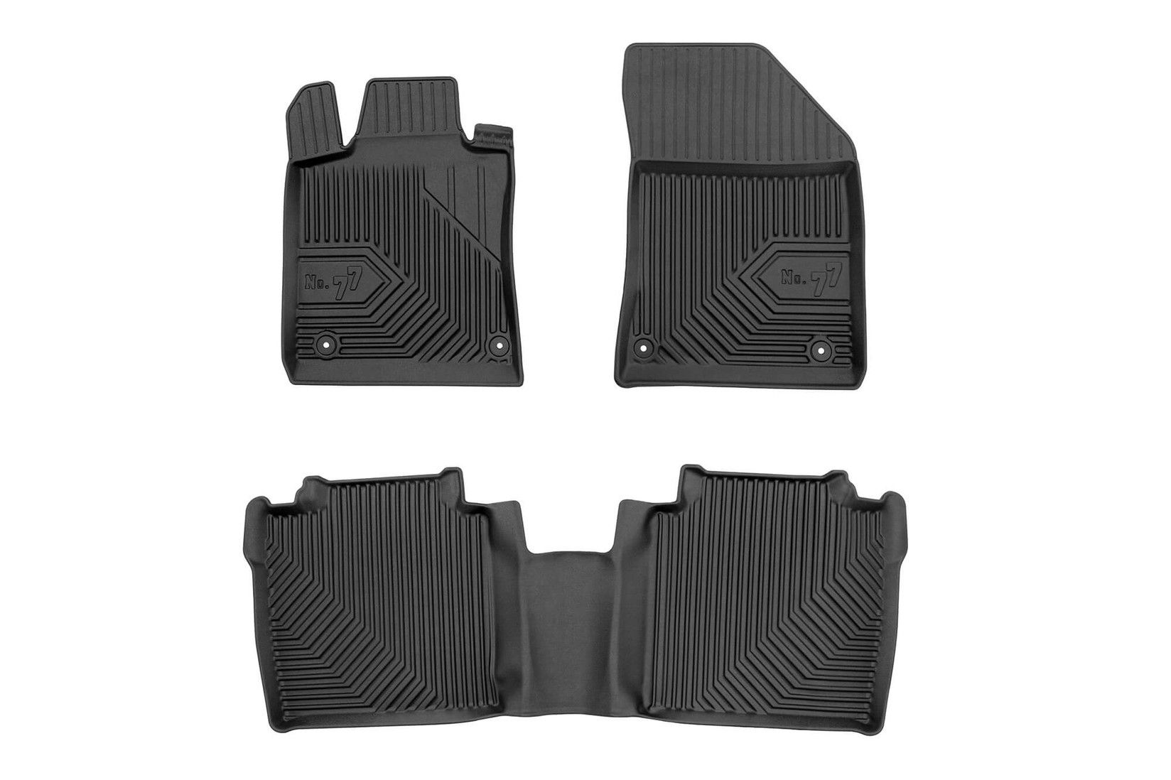 FROGUM 2.5D гумени патосници модел 77 за Citroen DS9 по 2020 година 3 дела црни