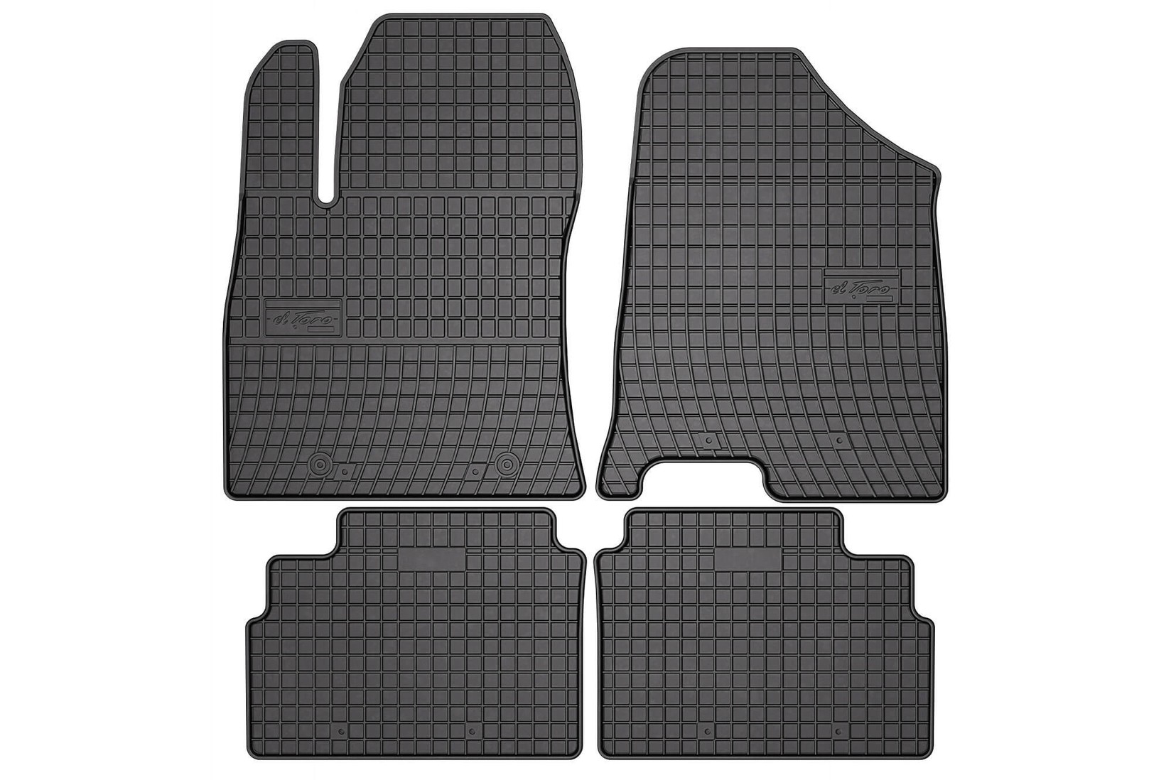 FROGUM Гумени патосници за Hyundai Kona II по 2022 година, 4 дела, црни